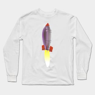 Space Rocket Long Sleeve T-Shirt